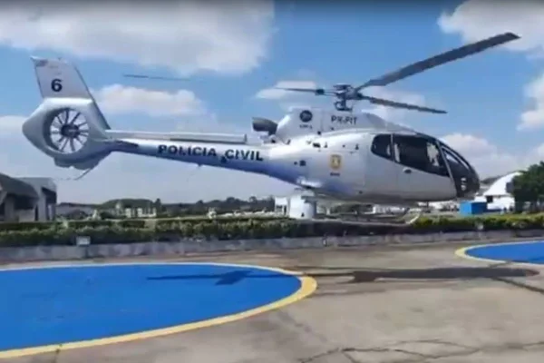 Polícia de SP devolve helicóptero de André do Rap, chefe do PCC