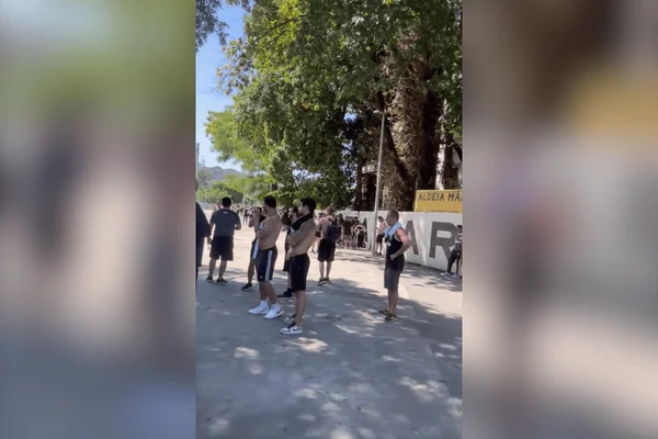Arredores do Maracanã antes da final da Copa do Brasil