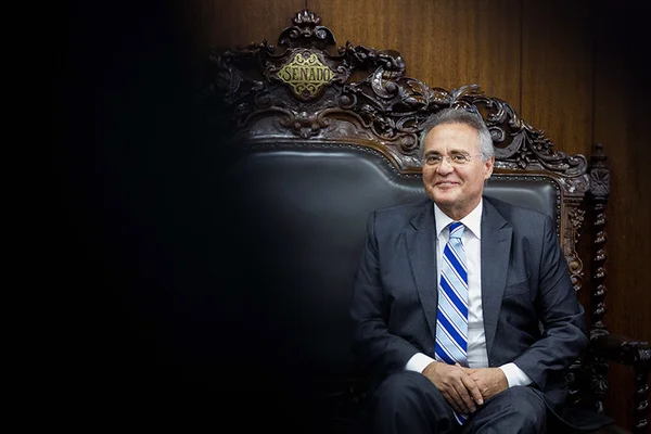 Renan diz que sua manutenção na presidência do Senado é indiscutível