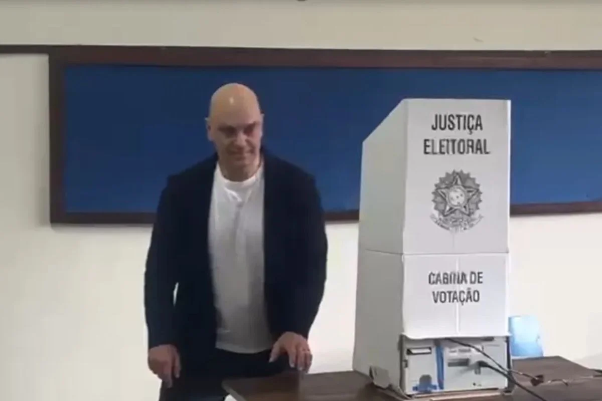 Alexandre de Moraes vota em SP no 2º turno Alexandre de Moraes vota em SP no 2º turno