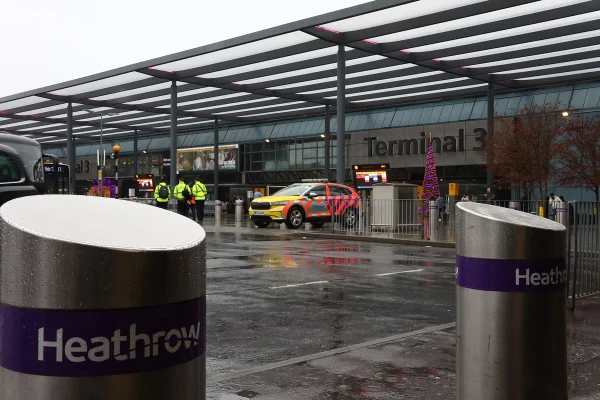 Imagem colorida do Aeroporto de Heathrow