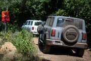 O Tank 300 combina um motor a combustão 2.0 turbo com dois motores elétricos, com quase 400 cavalos de potência. O Tank 300 combina um motor a combustão 2.0 turbo com dois motores elétricos, com quase 400 cavalos de potência.