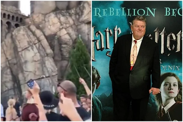 No Castelo de Hogwarts, fãs de Harry Potter homenageiam Robbie Coltrane