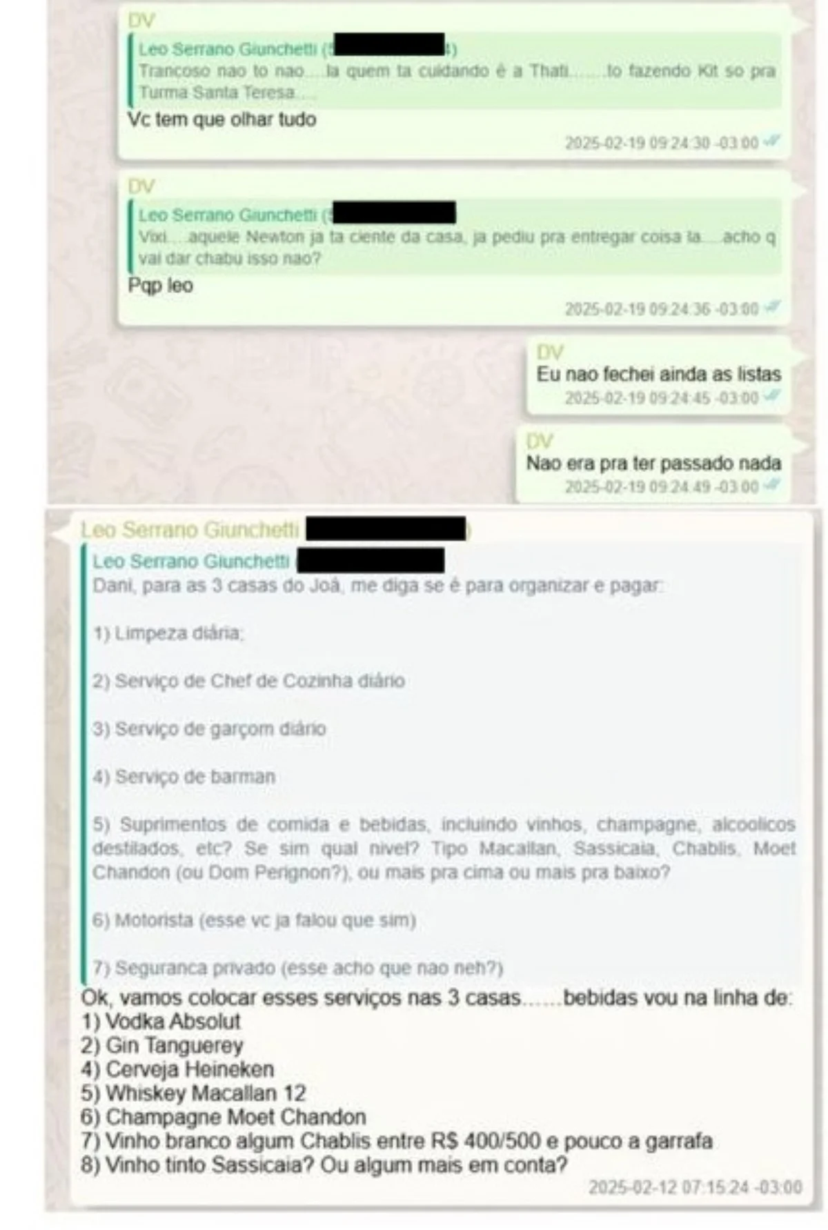 Vorcaro reservou mansão de R$ 250 milhões para ministro “KN” no Carnaval - imagem 8 Vorcaro reservou mansão de R$ 250 milhões para ministro “KN” no Carnaval - imagem 8
