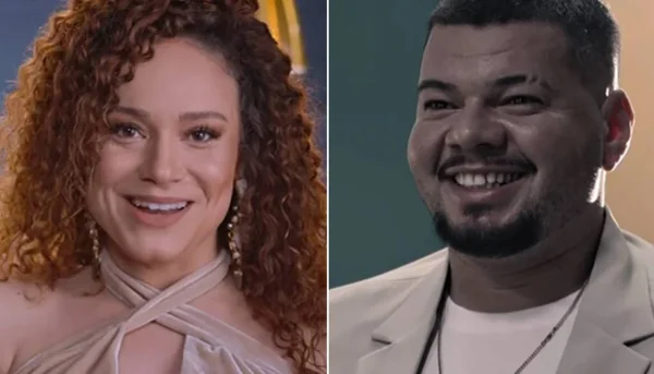 Montagem de Kaled e Muriel de Casamento às Cegas juntos - Metrópoles
