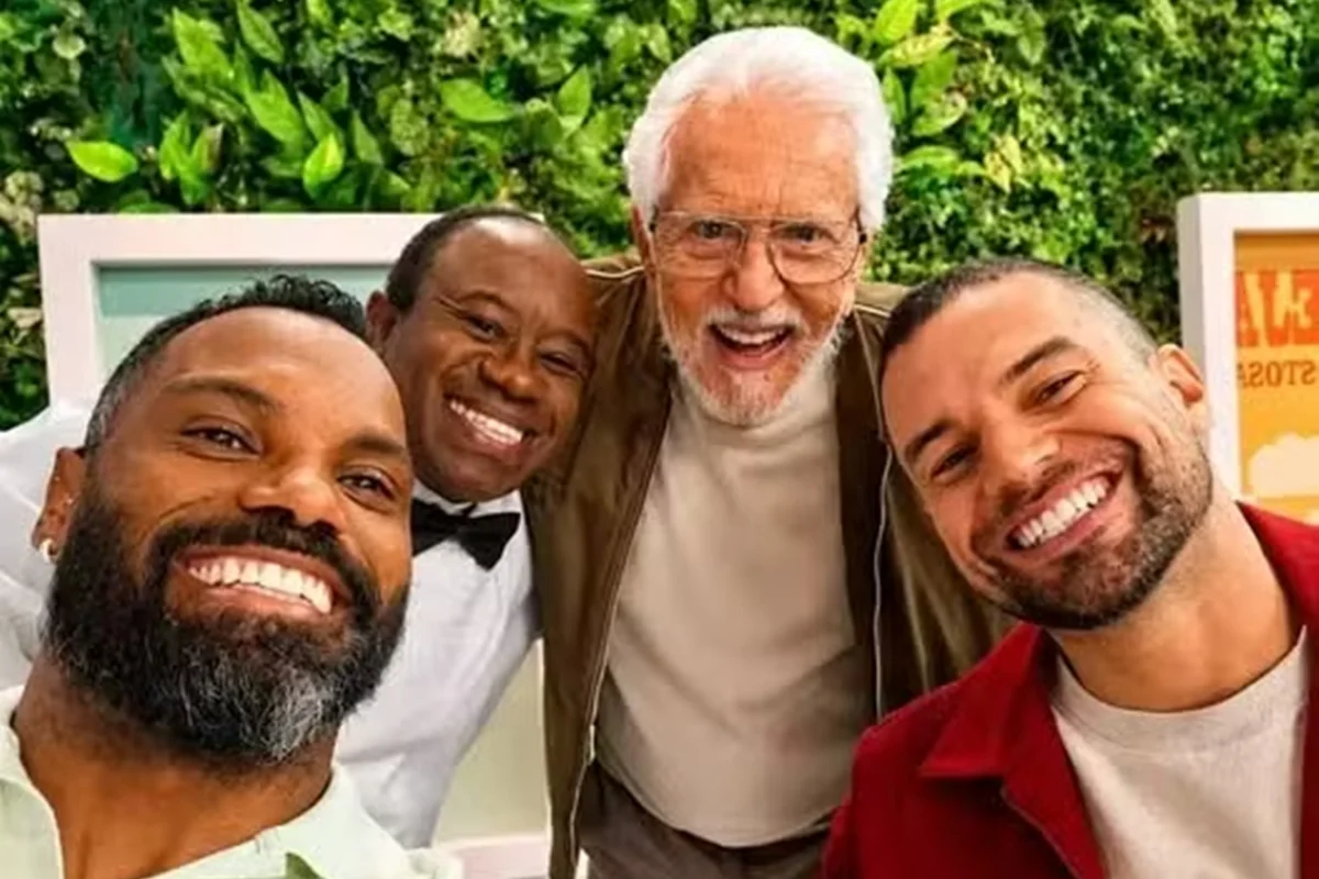 Ator Vitor Gadelha nos bastidores do A Praça É Nossa Ator Vitor Gadelha nos bastidores do A Praça É Nossa