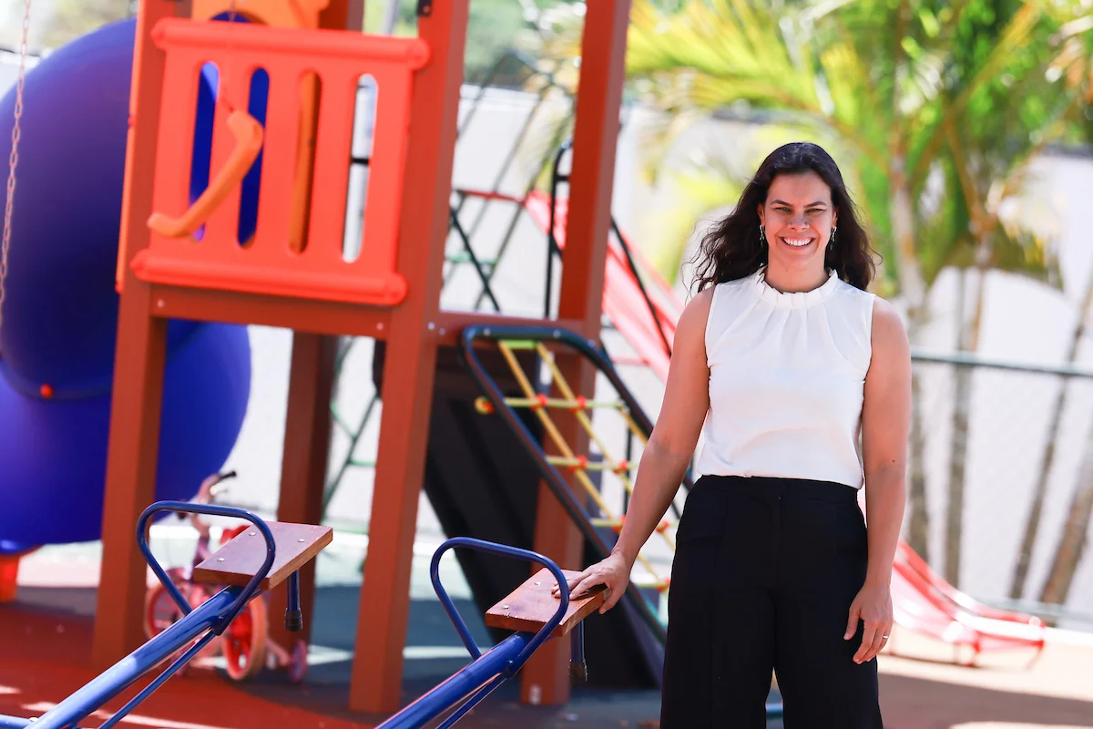 Neste ano, a Abrace inaugurou um parquinho para as crianças assistidas Neste ano, a Abrace inaugurou um parquinho para as crianças assistidas