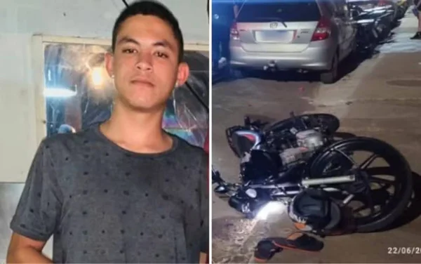 imagem colorida jovem baleado na boca abordagem pm goias
