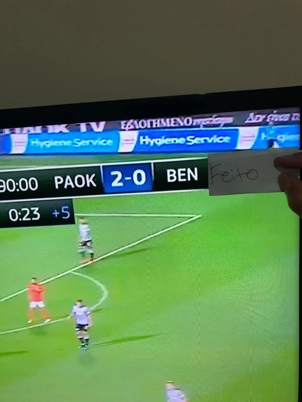Meme derrota do Benfica
