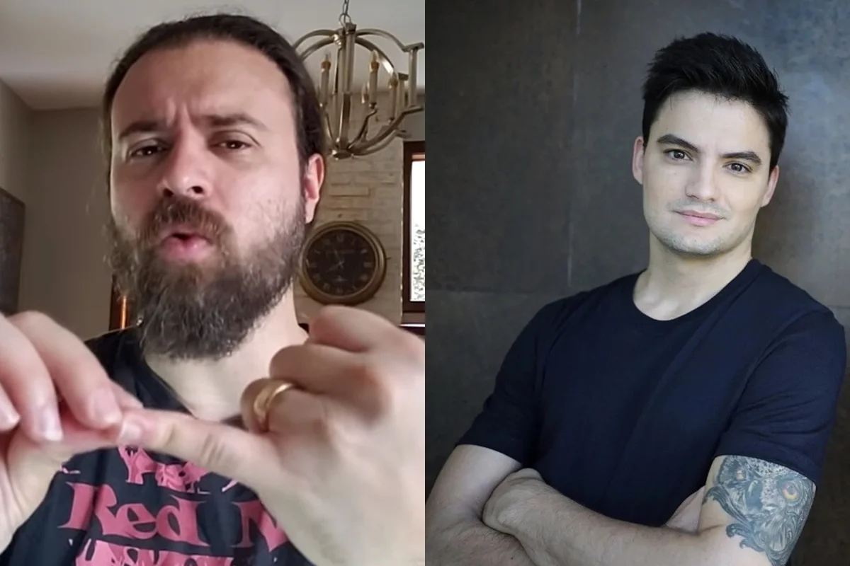 Nando Moura e Felipe Neto Nando Moura e Felipe Neto