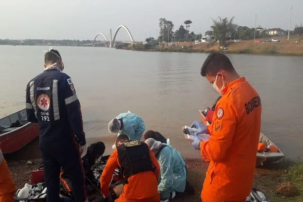 Bombeiros registram morte no Lago Paranoá e interrompem buscas por Gabriel