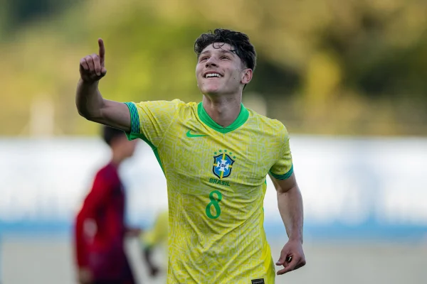 Imagem colorida da Seleção Brasileira Sub 17