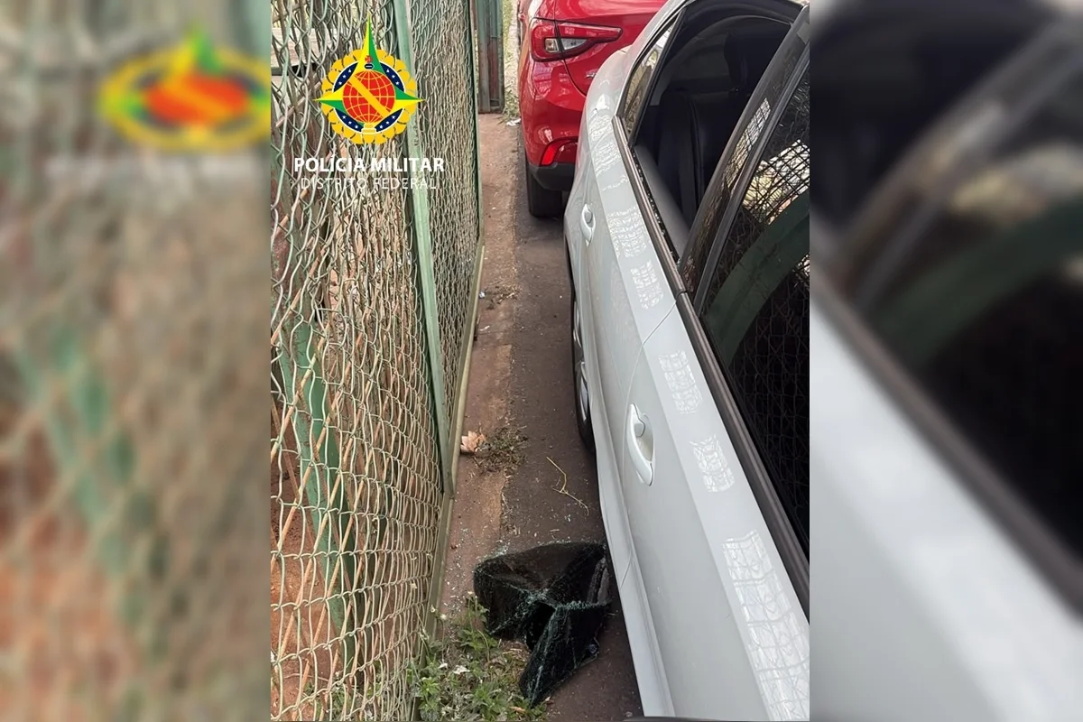 Ladrão com passagem por roubo é preso ao arrombar carro no DF