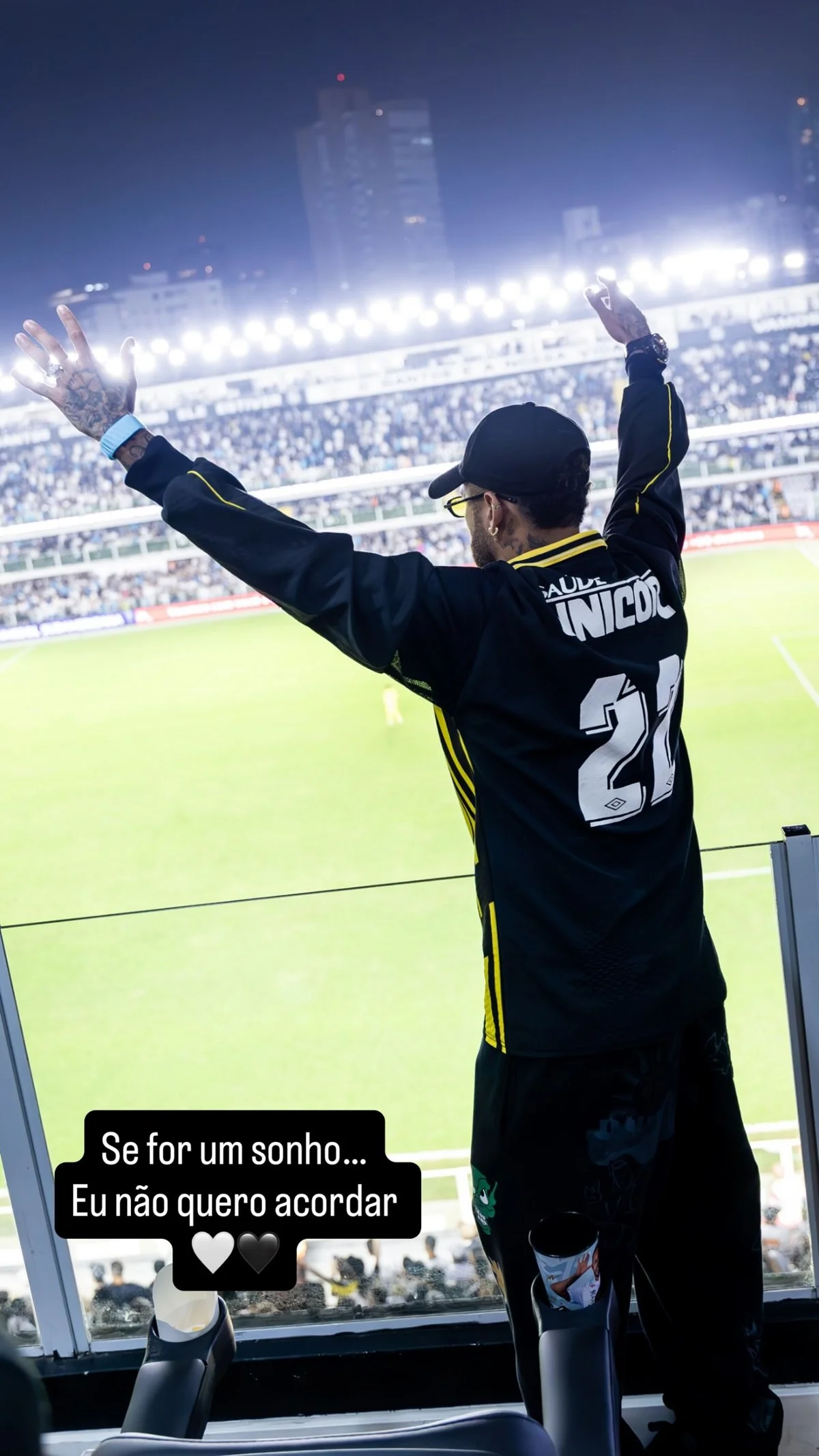 Neymar vibra com vitória do Santos: “Se for sonho, não quero acordar” - imagem 1 Neymar vibra com vitória do Santos: “Se for sonho, não quero acordar” - imagem 1