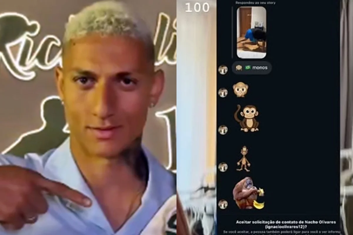 Amanda Araújo mostra ofensas racistas de argentinos a Richarlison Amanda Araújo mostra ofensas racistas de argentinos a Richarlison