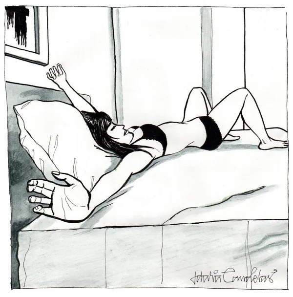 Artista mostra em ilustrações como é boa a vida da mulher solteira