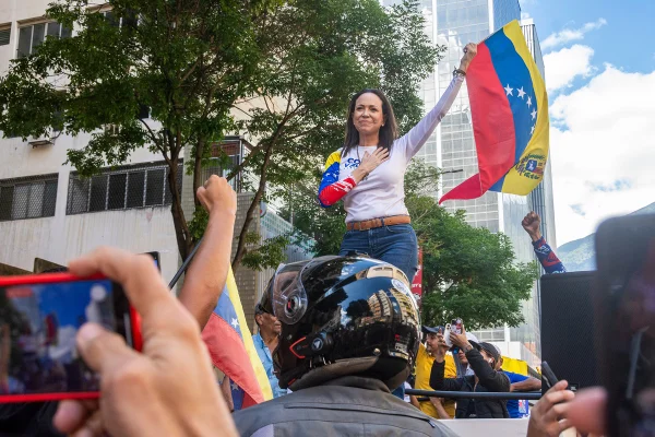 Imagem colorida, Preterida, Nobel da Paz agradece a Trump por "libertar Venezuela"- Metrópoles
