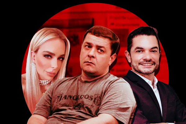 Roberta Luchsinger, Fábio Lula (Lulinha) e Cleber Ribas