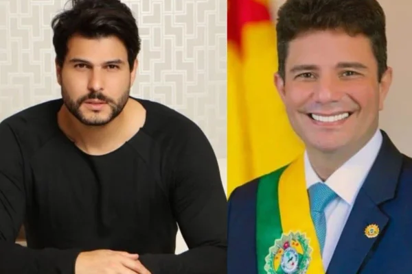 Marcelo Bimbi e o governador do Acre, Gladson Cameli