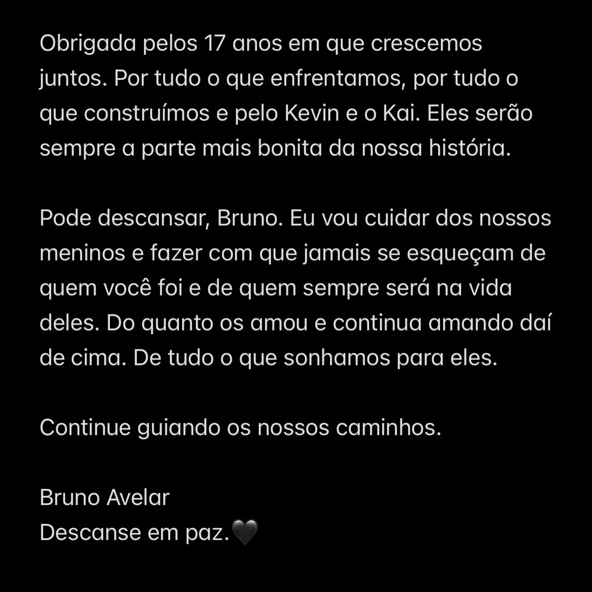 Mãe dos filhos de Bruno Avelar, Cláudia Guimarães faz novo desabafo: "Farei a minha parte" Mãe dos filhos de Bruno Avelar, Cláudia Guimarães faz novo desabafo: "Farei a minha parte"