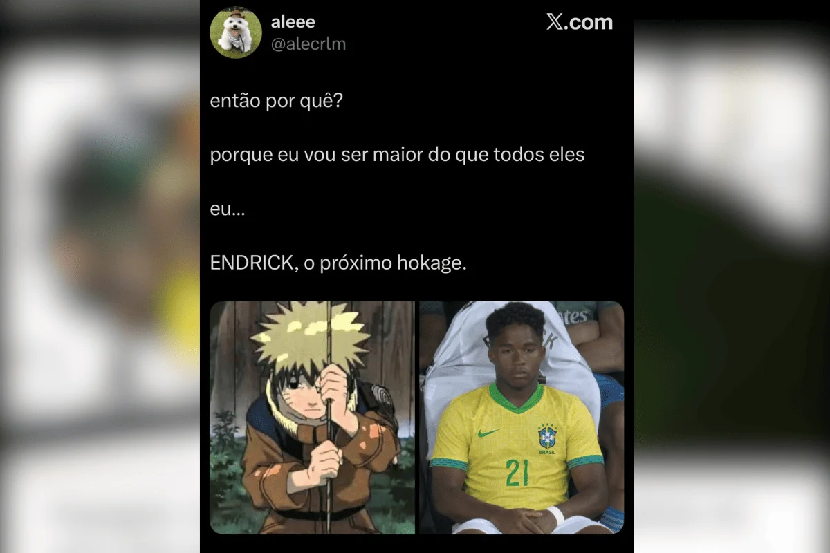 Endrick e Ancelotti viram meme nas redes após estreia na Copa Endrick e Ancelotti viram meme nas redes após estreia na Copa