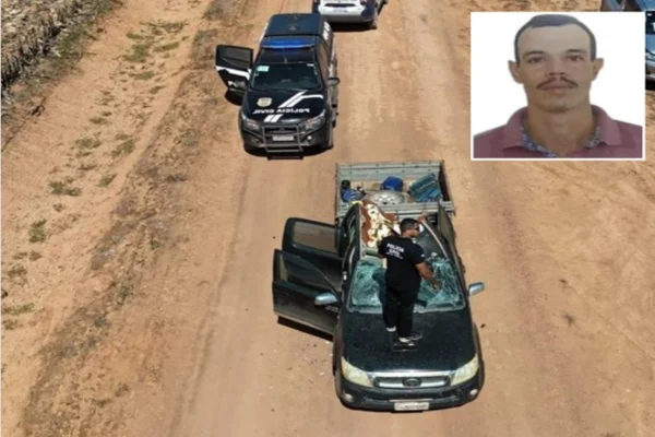 Imagem colorida, Avião não consegue alçar voo, bate em caminhonete e homem morre- Metrópoles