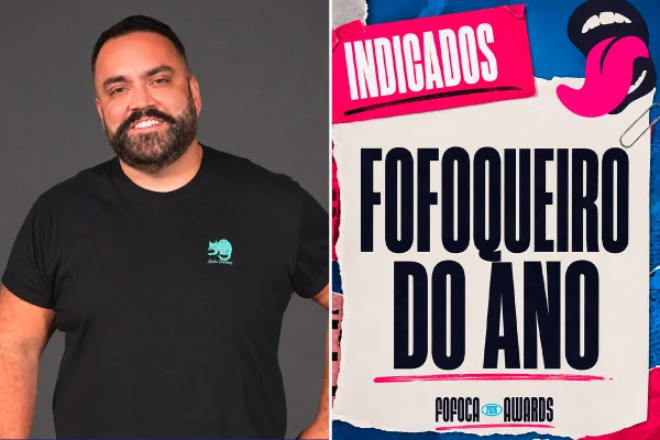 Lucas Pasin foi indicado como Fofoqueiro do Ano no Fofoca Awards 2026
