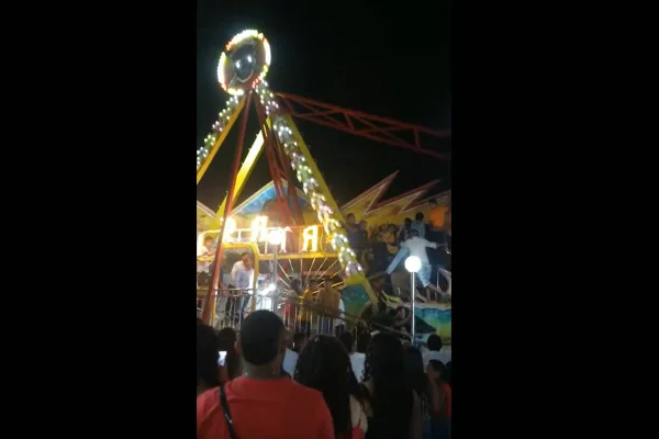 Acidente em parque de diversões no Ceará