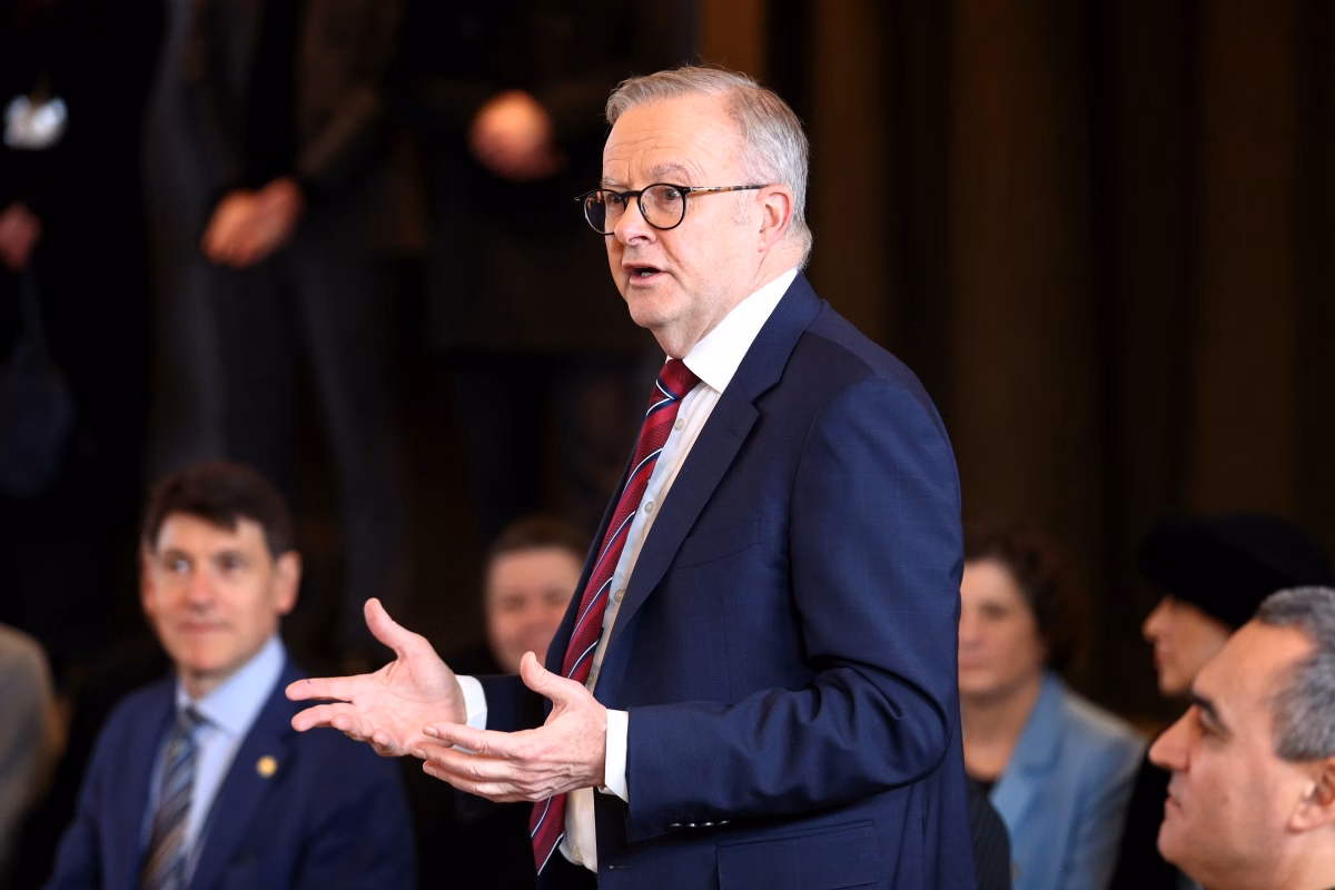 O primeiro-ministro da Austrália, Anthony Albanese