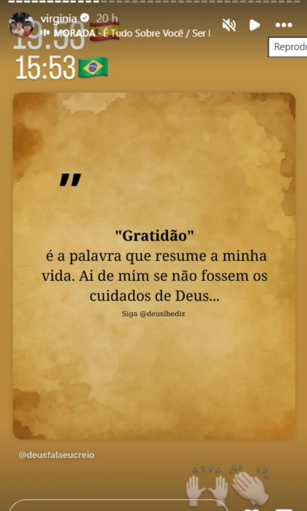 virginia manda recado misterioso em meio a briga judicial com ze felipe 1