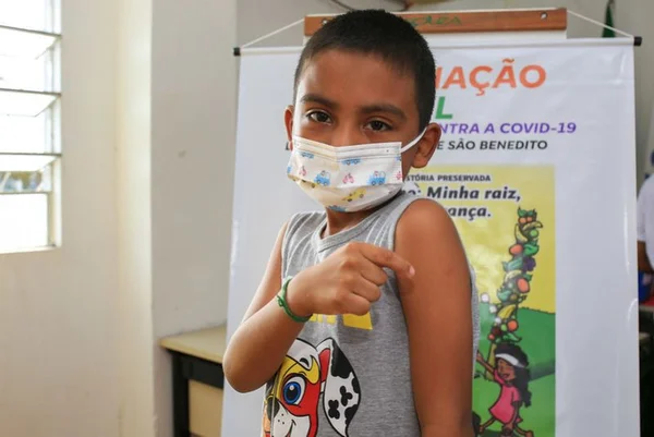 Crianças quilombolas começam a ser vacinadas contra a Covid em Manaus