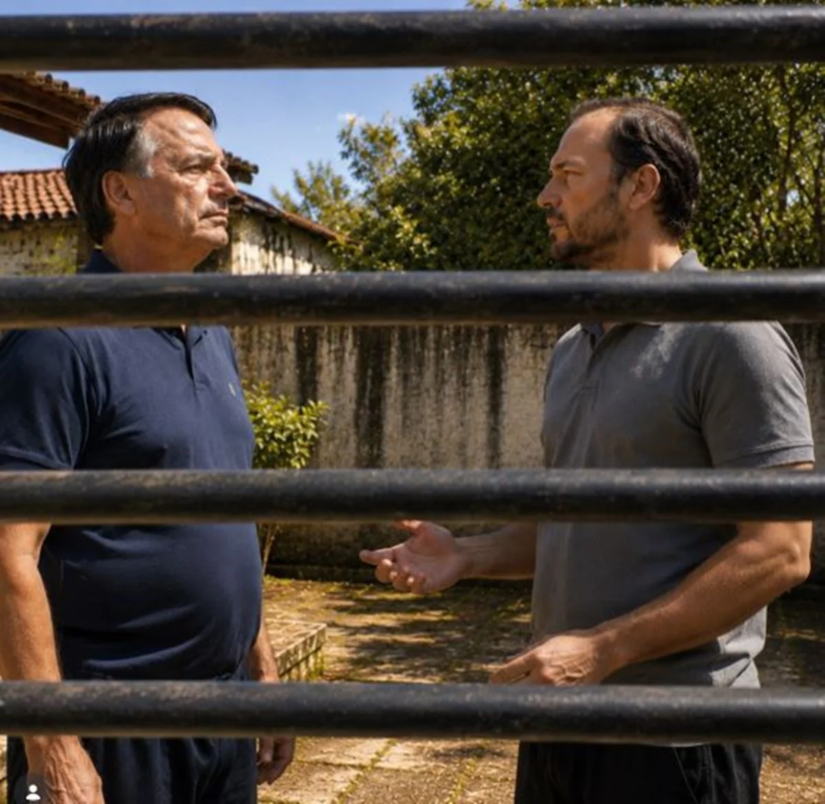 Ex-vereador visitou o pai neste sábado, em Brasília Ex-vereador visitou o pai neste sábado, em Brasília
