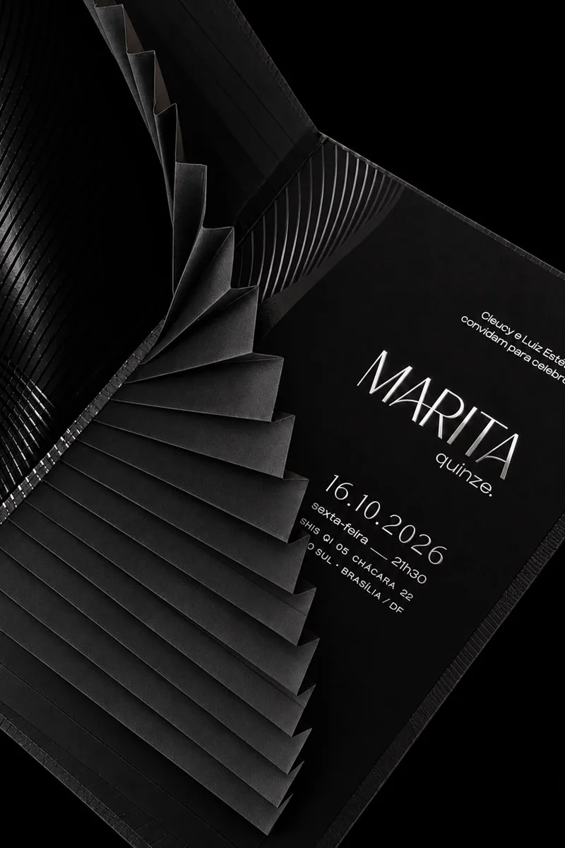 Convite 15 anos de Marita Estevão Lira Convite 15 anos de Marita Estevão Lira