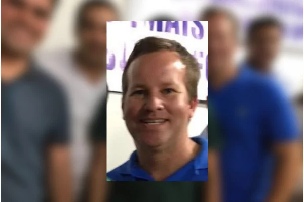 Foto de investigado na Operação Overclean Samuel Franco
