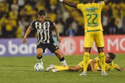 Igor Gomes sofreu o pênalti que deu a vitória do Galo pela Sul-Americana