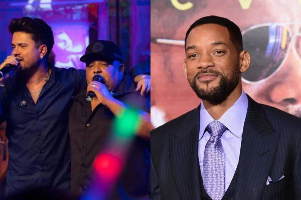 montagem com fotos de Humberto e Ronaldo e Will Smith - metrópoles