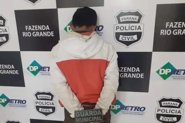 Homem preso em Fazenda Grande, no Paraná