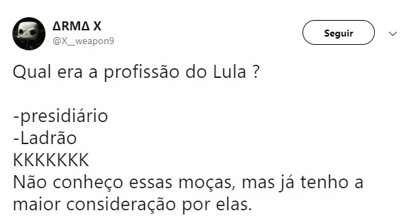 “Ladrão”, diz mulher sobre profissão de Lula a Silvio Santos - imagem 6 “Ladrão”, diz mulher sobre profissão de Lula a Silvio Santos - imagem 6