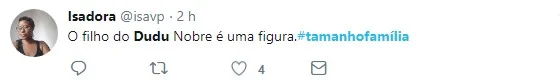 Filho de Dudu Nobre rouba a cena em Tamanho Família e encanta a web - imagem 2 Filho de Dudu Nobre rouba a cena em Tamanho Família e encanta a web - imagem 2