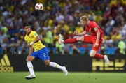 Kevin de Bruyne durante o jogo Brasil x Bélgica Kevin de Bruyne durante o jogo Brasil x Bélgica