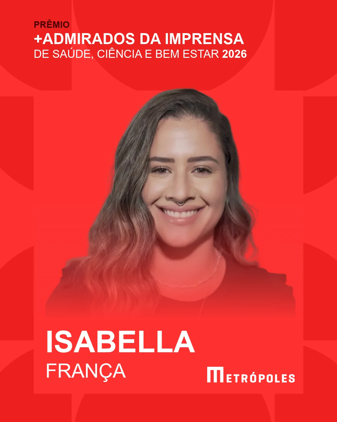 Metrópoles tem 5 indicados no Prêmio Einstein +Admirados de Saúde - imagem 4 Metrópoles tem 5 indicados no Prêmio Einstein +Admirados de Saúde - imagem 4