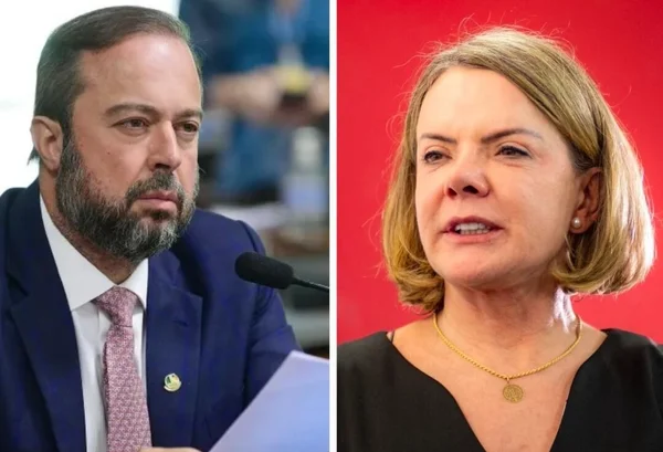 Alexandre Silveira e Gleisi Hoffmann