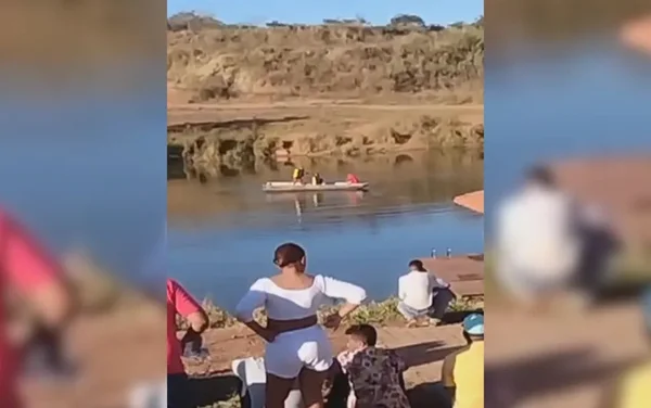 imagem colorida adolescente afogado represa goias