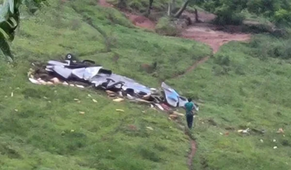 imagem avião caiu minas gerais - metrópoles