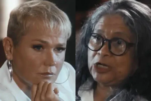 Montagem colorida de Xuxa e Marlene Mattos - Metrópoles