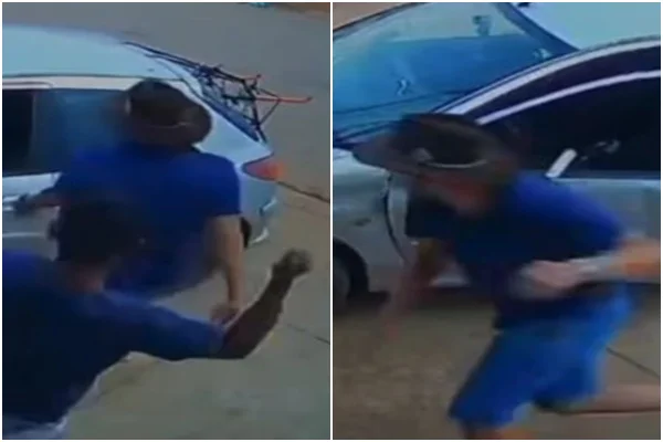 Homem foge com faca cravada nas costas após ataque na rua