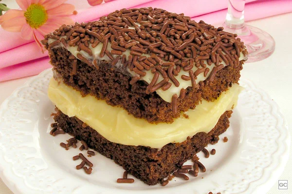 Bolo de chocolate de liquidificador