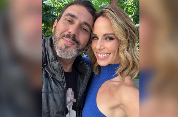 Foto colorida André Marques e Ana Furtado