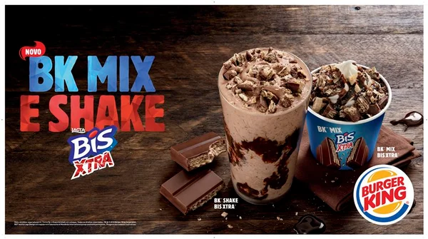 Burger King lança sobremesas com chocolate Bis