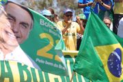 O desembargador Sebastião Coelho discursa durante ato pró-anistia em Brasília O desembargador Sebastião Coelho discursa durante ato pró-anistia em Brasília